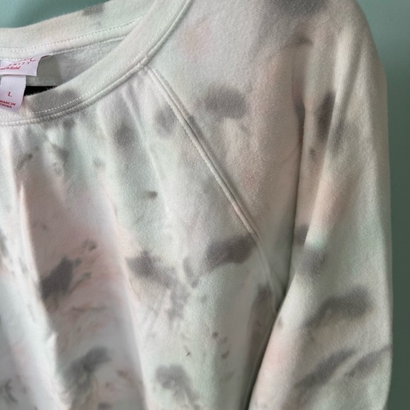 Isabel Maternity By Ingrid & Isabel Tie-Dye Women's Sweatshirt Size Large - Picture 5 of 7